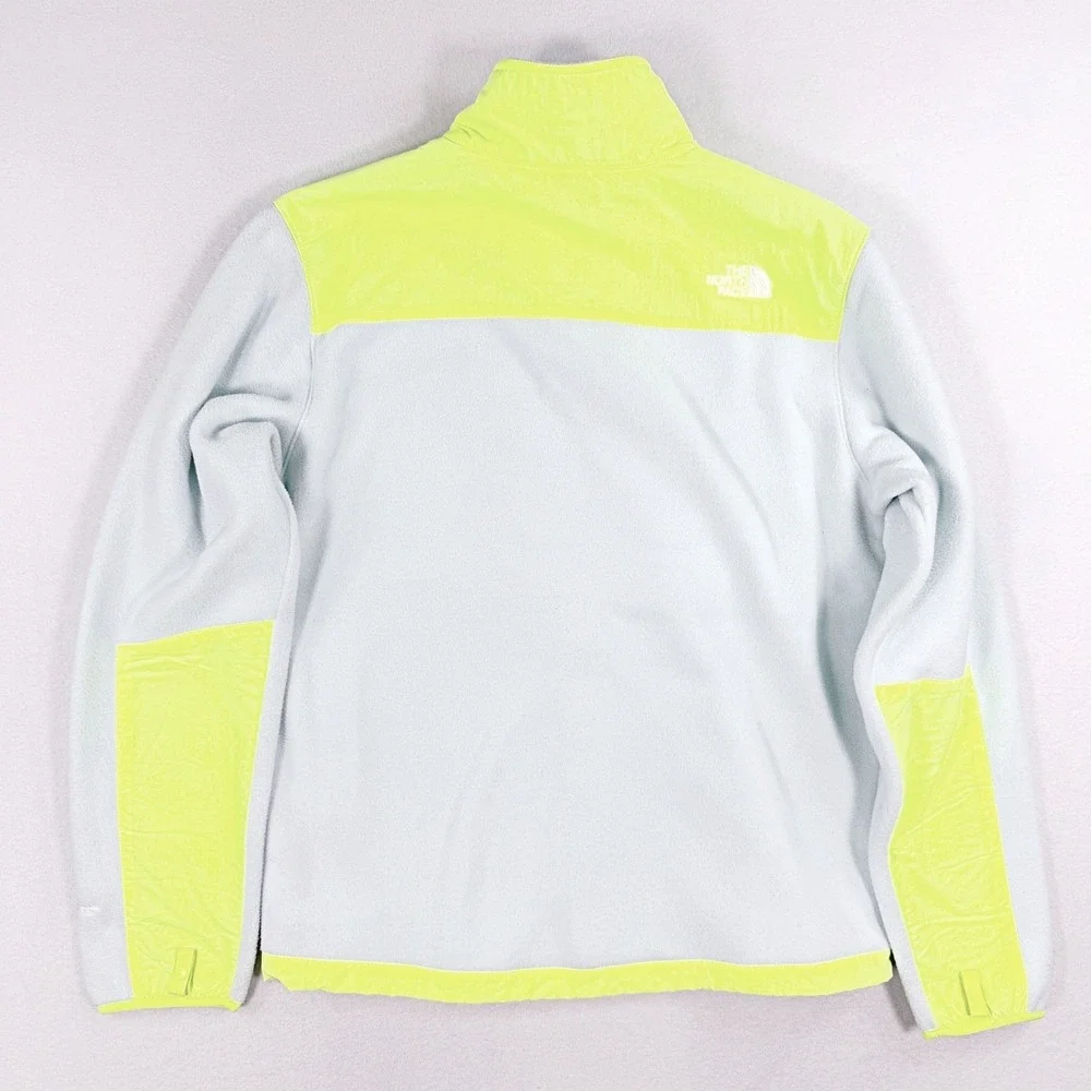 The North Face Denali Mens Size M Blue Yellow Fleece Polartec NF0A7UR2TK1  NEW